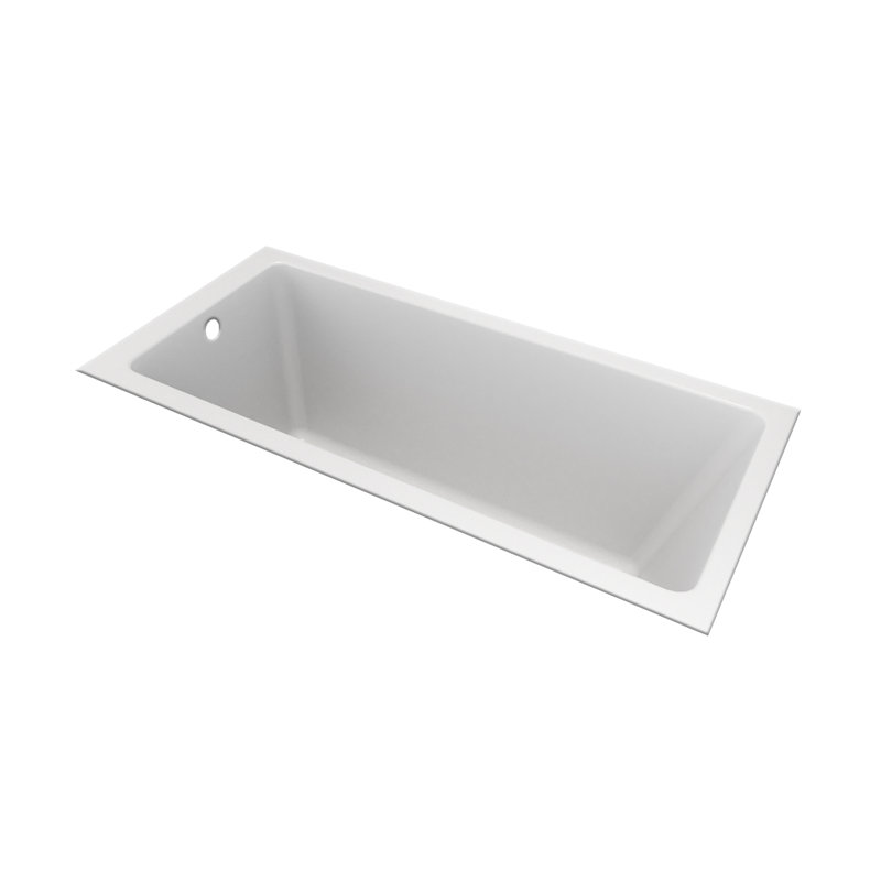 57.5'' x 28.5'' Undermount Soaking Acrylic Bathtub