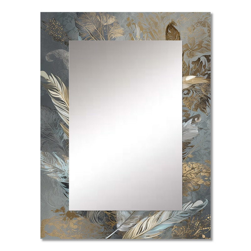 Gold Feather Extravaganza V - Glam Feather, 32 po x 24 po