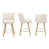 Ivory Seat/Brushed Frame