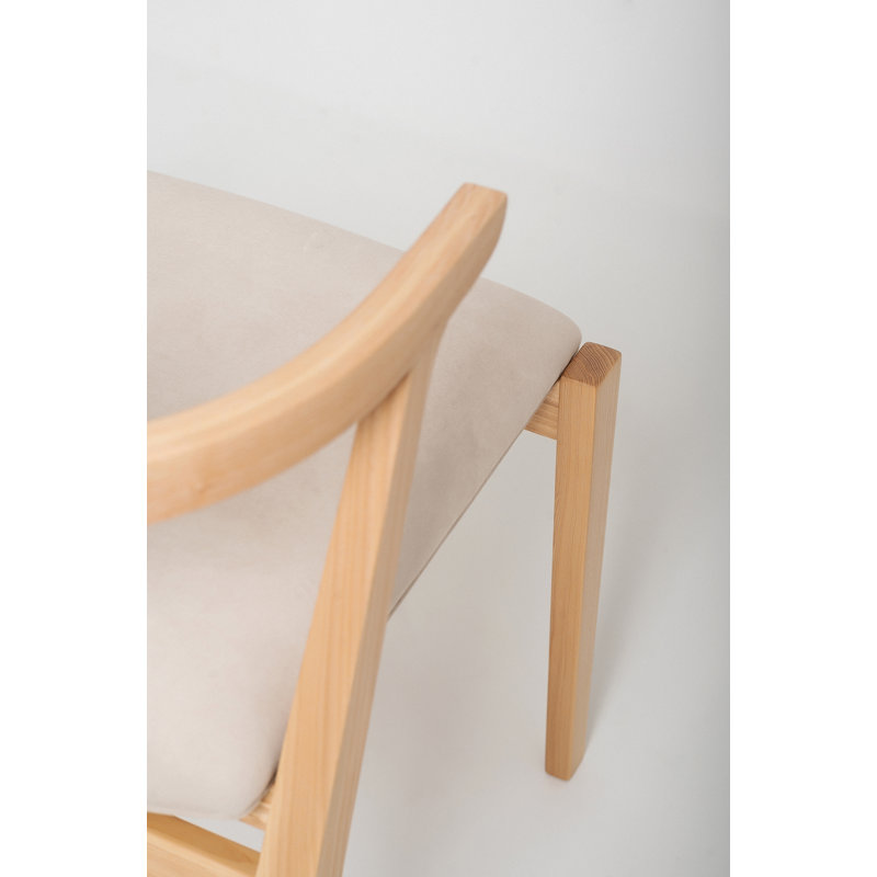 Ellis Dining Chair, Matte Ash, Beige
