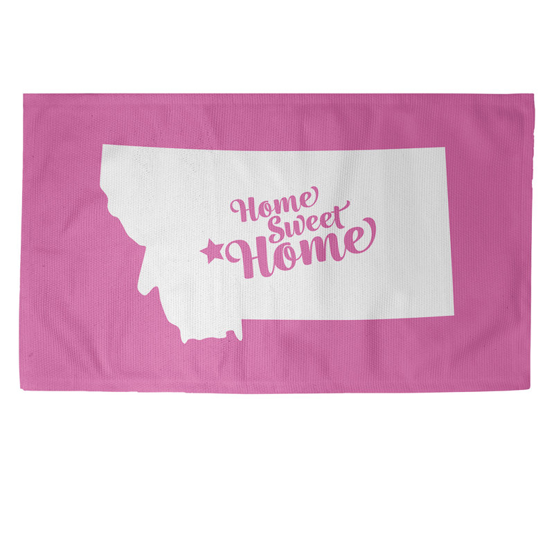 Tapis maison de salle de coin rose, Rectangle 5 pi x 7 pi