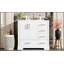 Meuble-lavabo traditionnel de 36 pouces avec lavabo en céramique, armoire blanche, portes à fermeture douce et tiroirs pour un rangement élégant