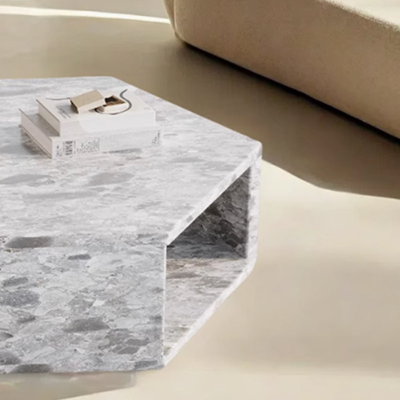 Table basse au design créatif personnalisé, Gris