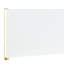 Lit Ek au fini blanc ultrabrillant - pas de sommier tapissier nécessaire, structure entièrement en kd, motif ondulé, 39 lattes, 4 pieds en métal, capacité de poids de 660 lb non indispensable, kd, support