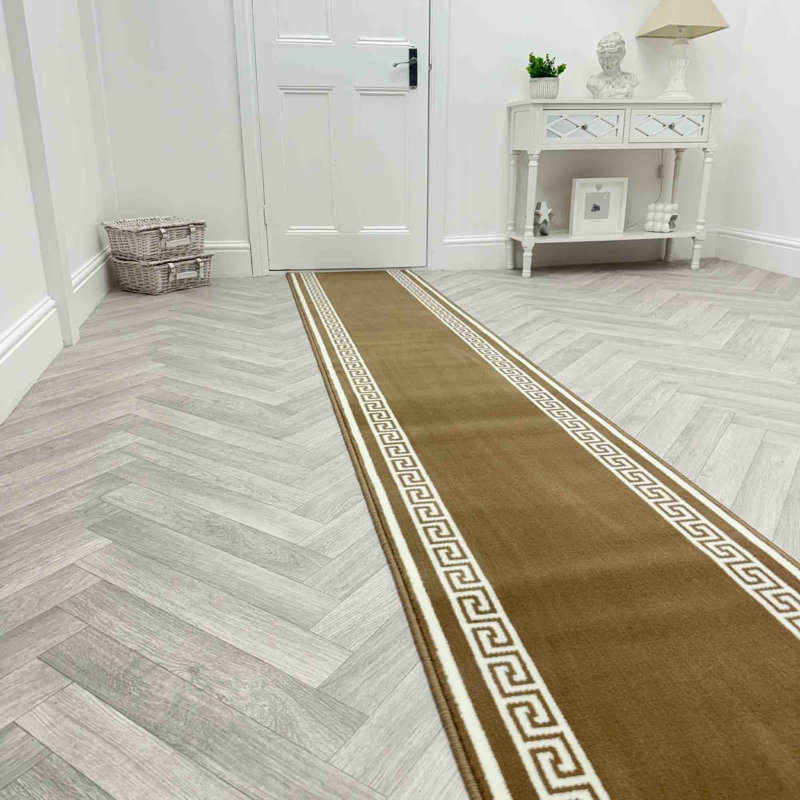 Runner Geometric Area Rug, Runner 60 x 420 cm