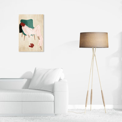 Hykeem avant l'heure du coucher sur toile