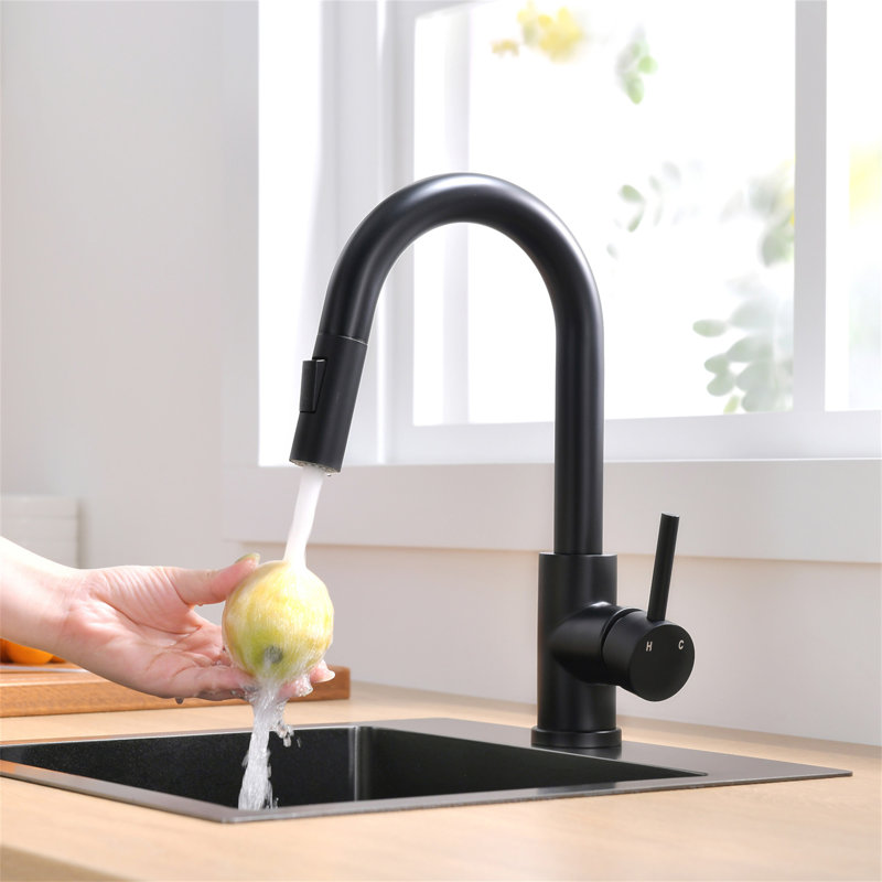 Robinet d'évier, robinets de cuisine avec douchette rétractable, robinet de préparation de mini-bar pour salle de bain