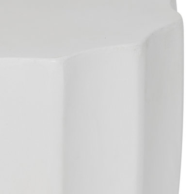 Outdoor Spiro Stone Side Table