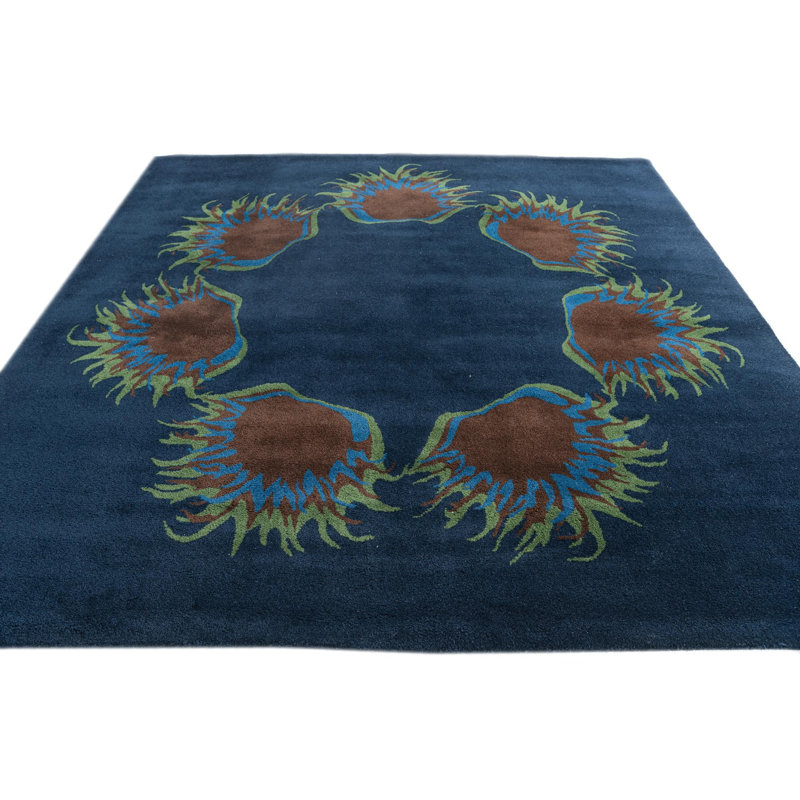 Tapis bleu marine Noell