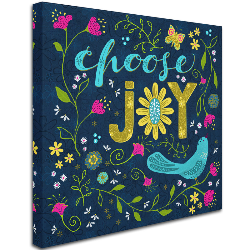 Berkhamstead, "Select JOY", impression sur toile tendue, H 14 po x l 14 po