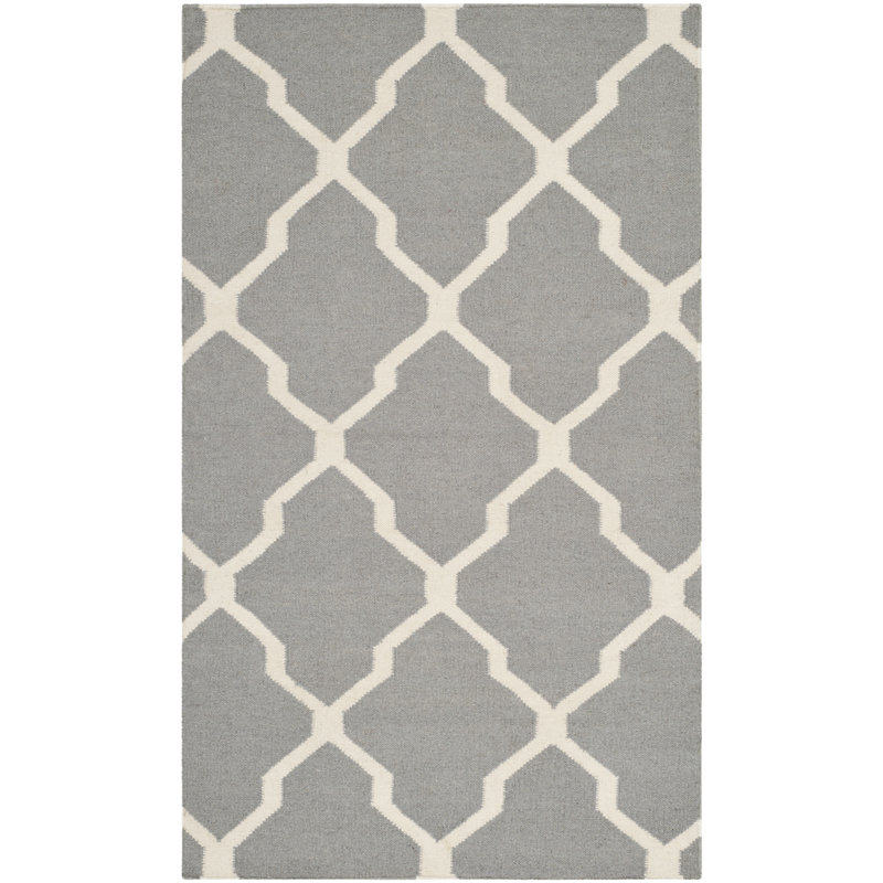 Seraphin Geometric Hand Woven Area Rug, Rectangle 91 x 152cm