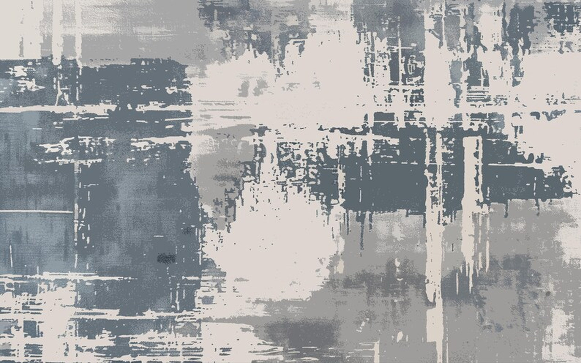 Red Barrel Studio Modern Blue Grey Abstract Brushstroke Wall Mural ...