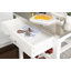 Chariot de cuisine en granit avec tiroir utilitaire et panier Macy-22916604-128495253