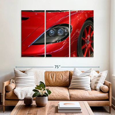 Mehar Close Up Red Sports Car