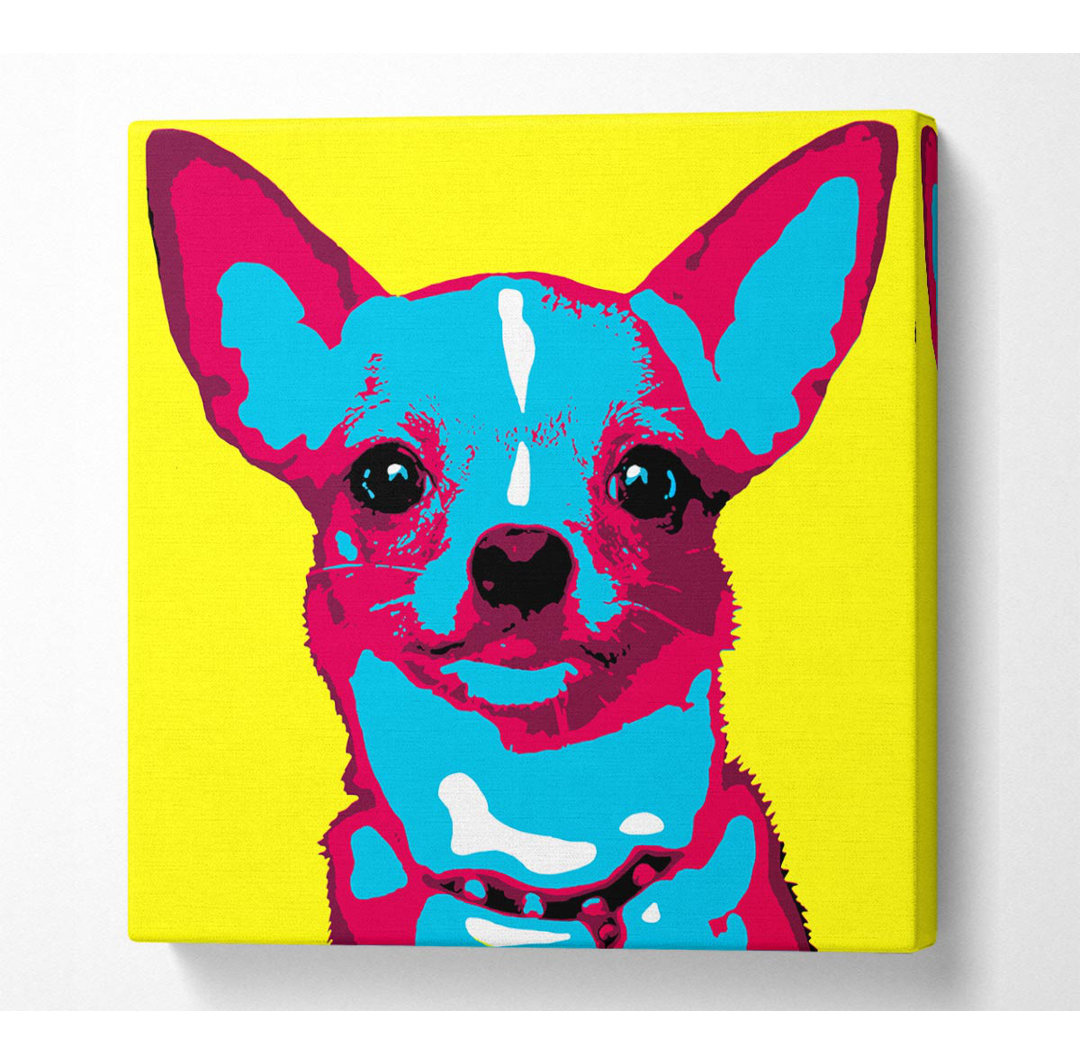 Santagata The Pop Art Chihuahua - Kunstdrucke auf Segeltuch