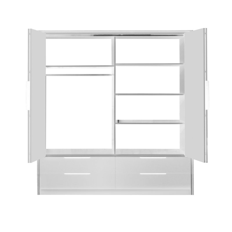 Armoire Prattsburgh, Blanc