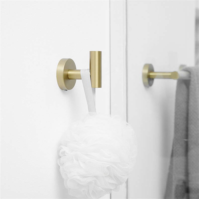 5-Pieces Gold Bathroom Accessories Set, Stainless Steel Bathroom Hardware Set, Bath Towel Bar Set, Towel Racks For Bathroom Wall Mounted.