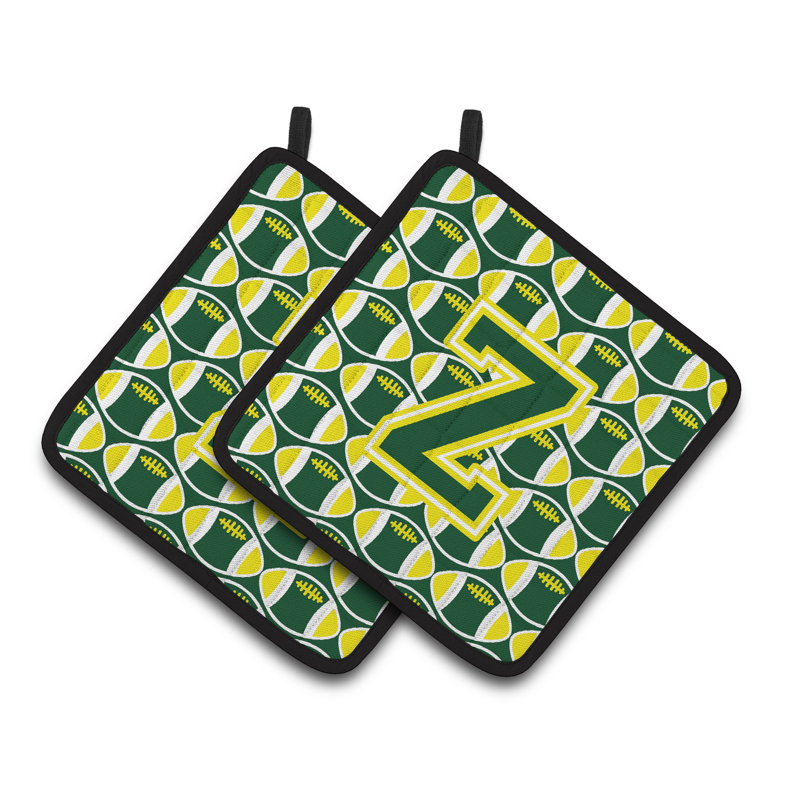 Poignée de football, Z, Vert jaune