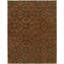 Wool Floral Area Rug in Red-542275920