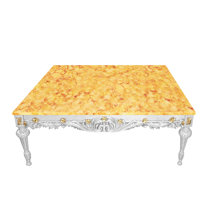 Coffee Table, Crema Valencia, Burl 03