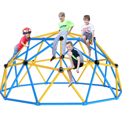 Zupapa 9FT Decagonal Geo Jungle Gym: 1000lb Capacity, Easy Assembly Climbing Dome, Endless Fun for Kids, Outdoor Dome Climber