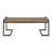 Industrial Wood And Metal Bench-1731025956