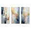 Danita - Ensemble de 3 reproductions d'art abstrait en métal-103227064