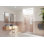 Stellar 46 in. x 78 in. Fully Frameless 3 Panel Inline Hinge Shower Door