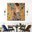 «Lady with a fan», reproduction sur toile-991859779