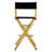 30" Folding Director Chair with Canvas-19623359-19623360