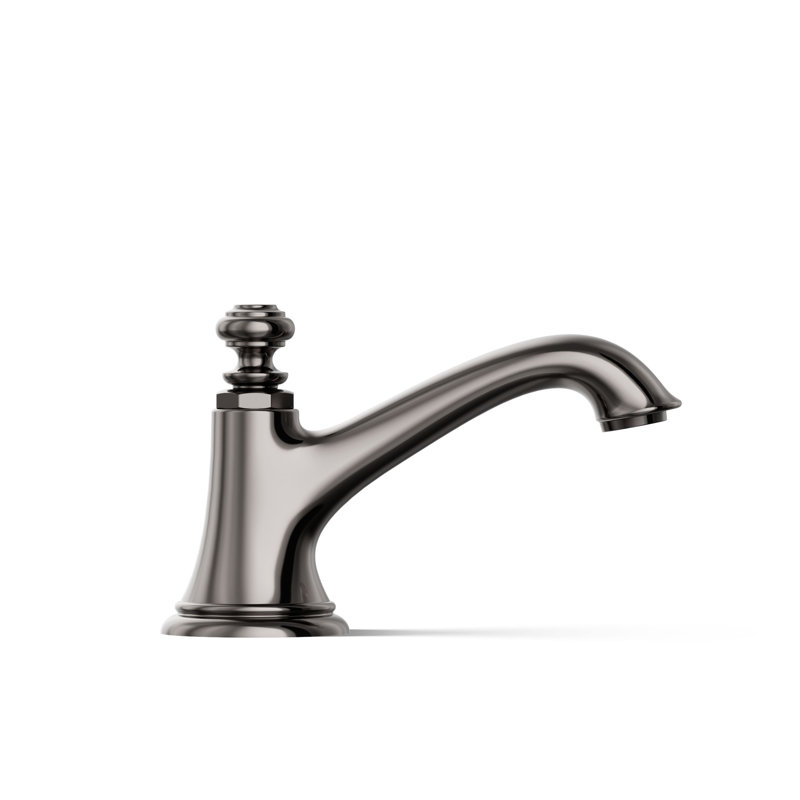 Artifacts Bathroom Sink Spout with Bell Design, Titanium
