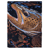 Tapis brun / noir Marlinton