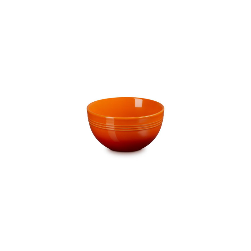 Le Creuset Stoneware Coupe Snack Bowl, 20cm, Volcanic