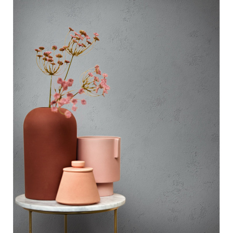 Rouleau de papier peint texturé Air Collection, Gris