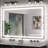 Chrisna LED Bathroom Mirror with Frontlit and Backlit, 3 Colors Temperature & Dimmable Light Anti-fog Tempered Glass Bathroom Vanity Mirror-1660412599-1644397550