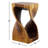 Amardev Solid Wood End Table-126186942-126186944