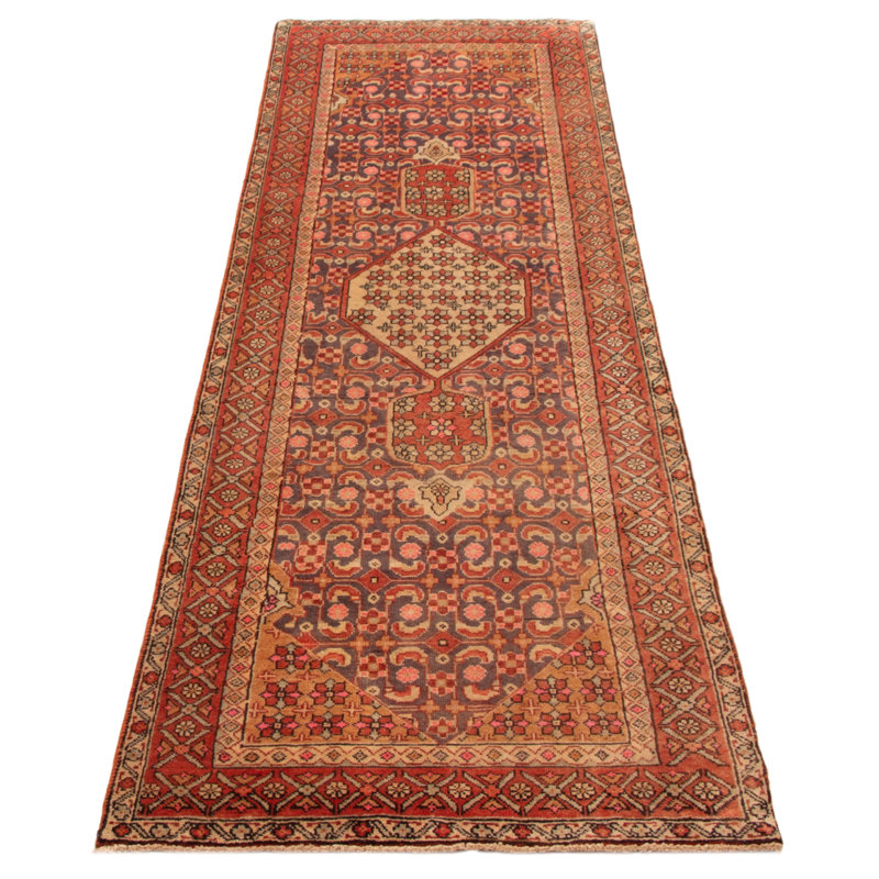 One Of Kind Handmade Andelz Grey Rug 3'3" x 11'0"