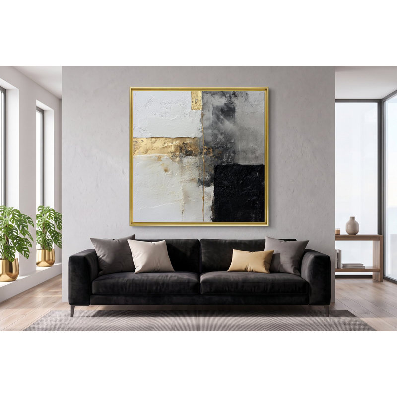 Guilded Fracture, 40" H x 40" W