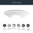 Lyndsay 2700K Textured White LED 6" Retrofit-1219307382