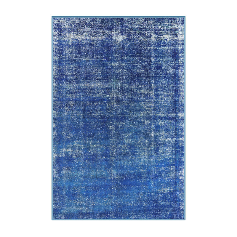 Tapis oriental bleu Janney, Rectangle 8 pi x 10 pi
