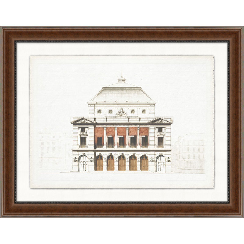 Architectural Rendering 3 Print by Lillian August