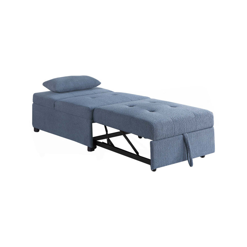 Upholstered 44 " Sherpa Sofa