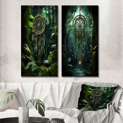 Nate - Dream Catcher Metal Wall Art Prints Set Of 2