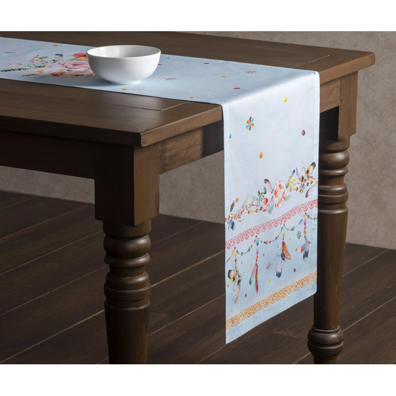 100% Cotton Table Runner, 108" L x 14.5" W