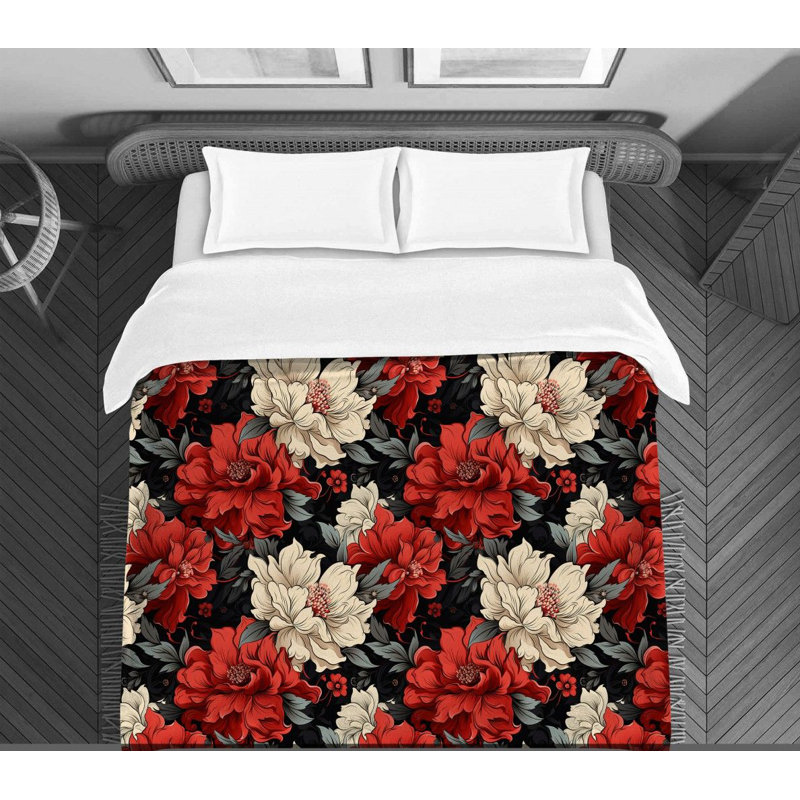 Floral Anoceto Comforter, King Comforter