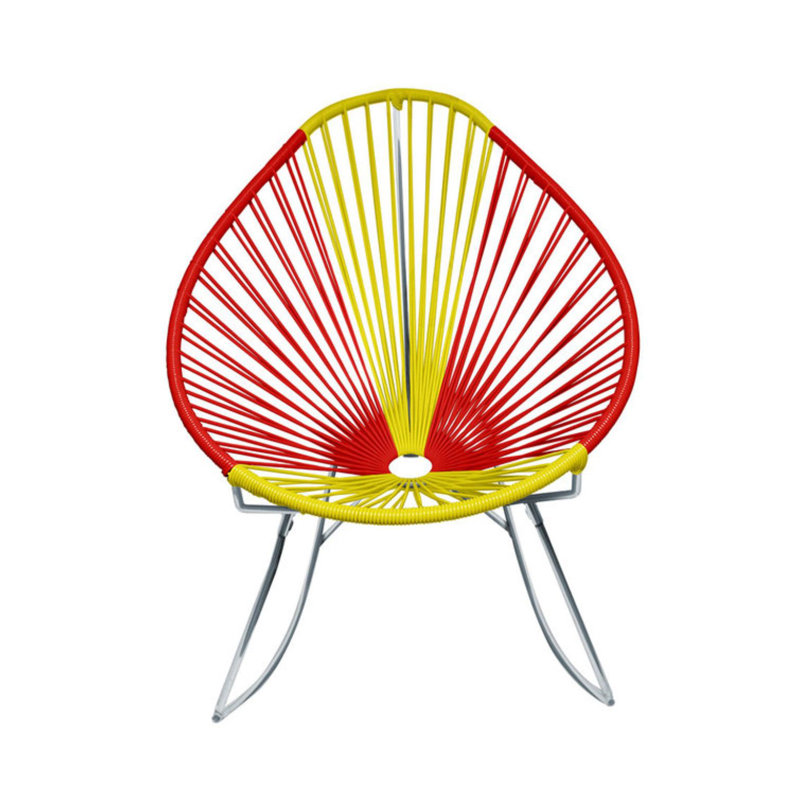 Chaise berçante Innit Designs Acapulco, Espagne, Chrome
