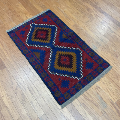  Handmade Balouchi Wool Rug