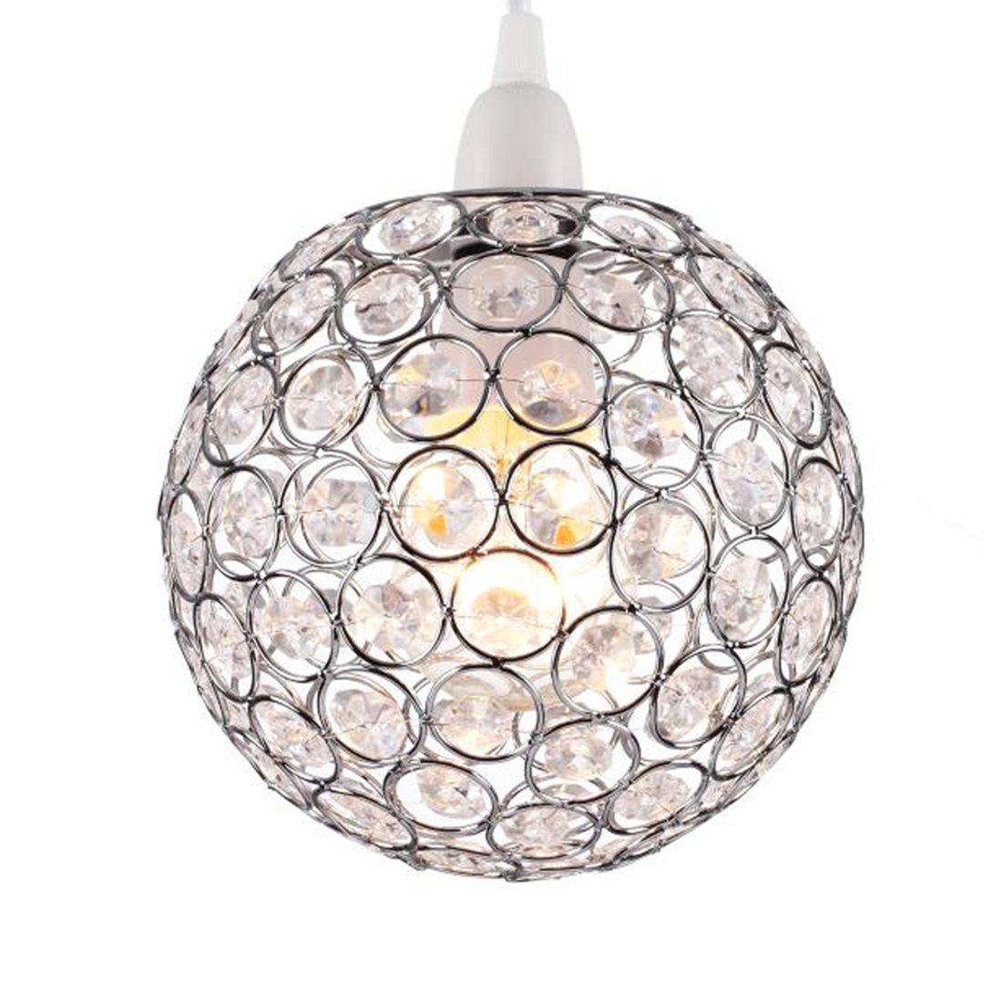 16.5cm Acrylic Sphere Pendant Shade