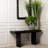 Console Table Tiburon Charcoal Gray Oak Veneer