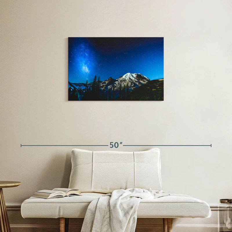 Alvord Mount Rainier Under Voie Lactée, H 20 po x l 30 po